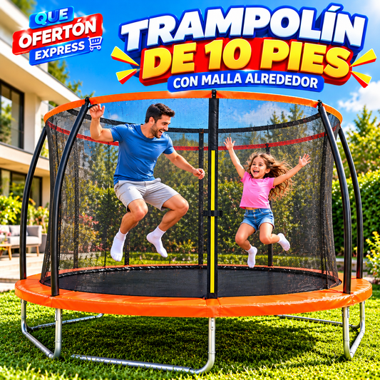 🔥 TRAMPOLÍN ATHLETIC WORKS DE 10 PIES 🔥