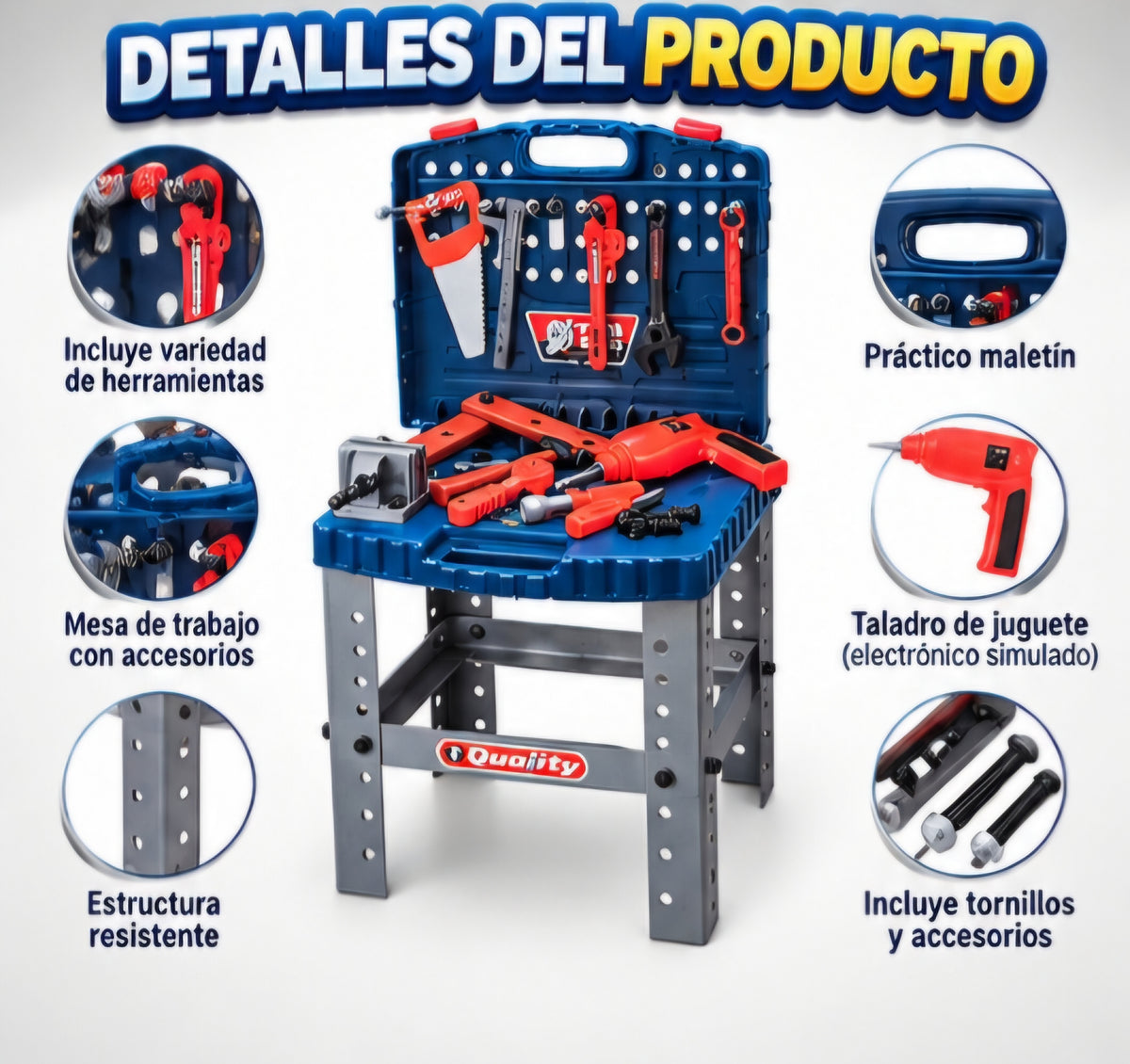 🧰🔧 ¡BANCO DE HERRAMIENTAS INFANTIL! 👷‍♂️✨