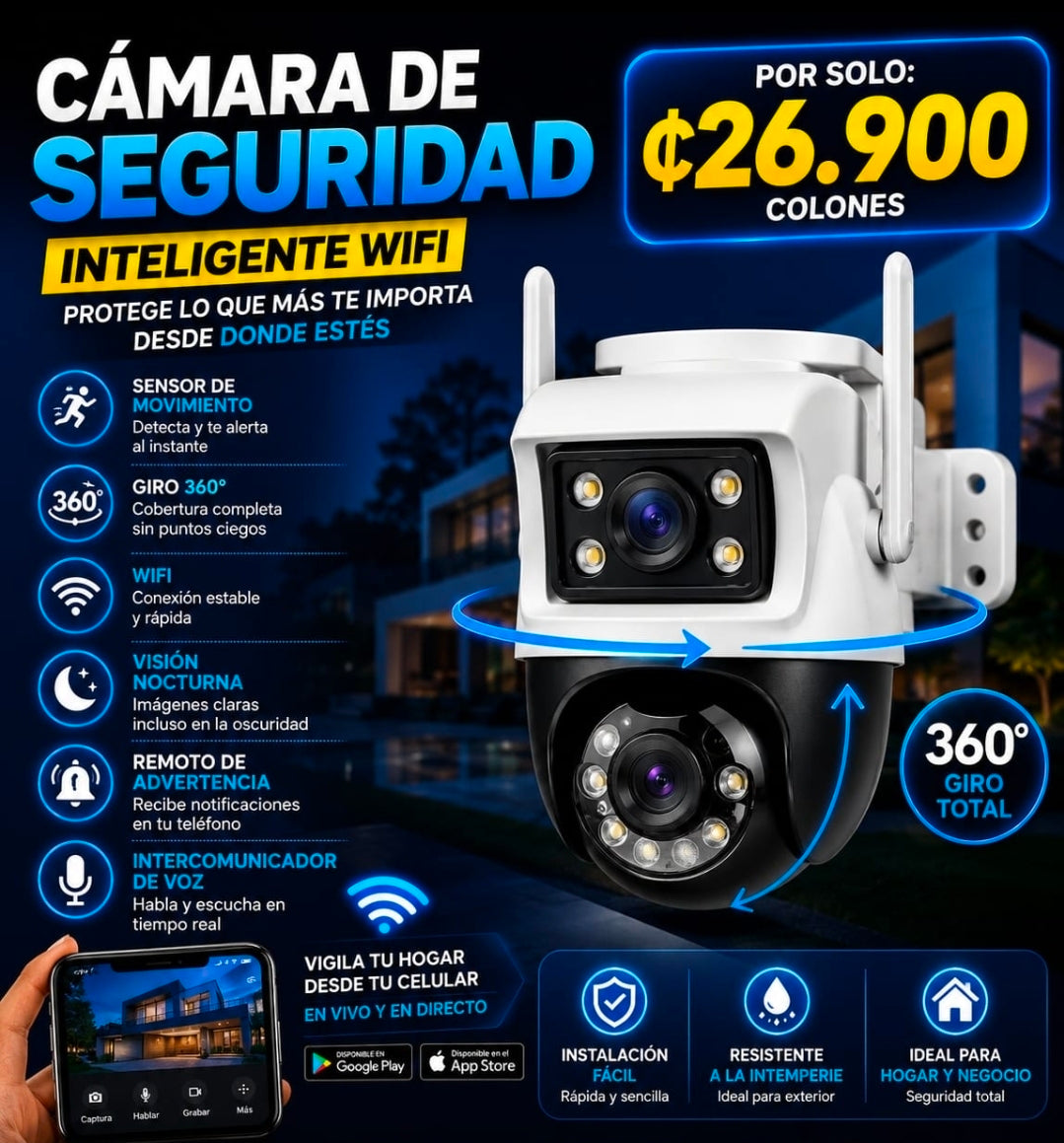 📹🔥 ¡PROTEGE TU CASA CON VISIÓN TOTAL 360°! 🔥📹