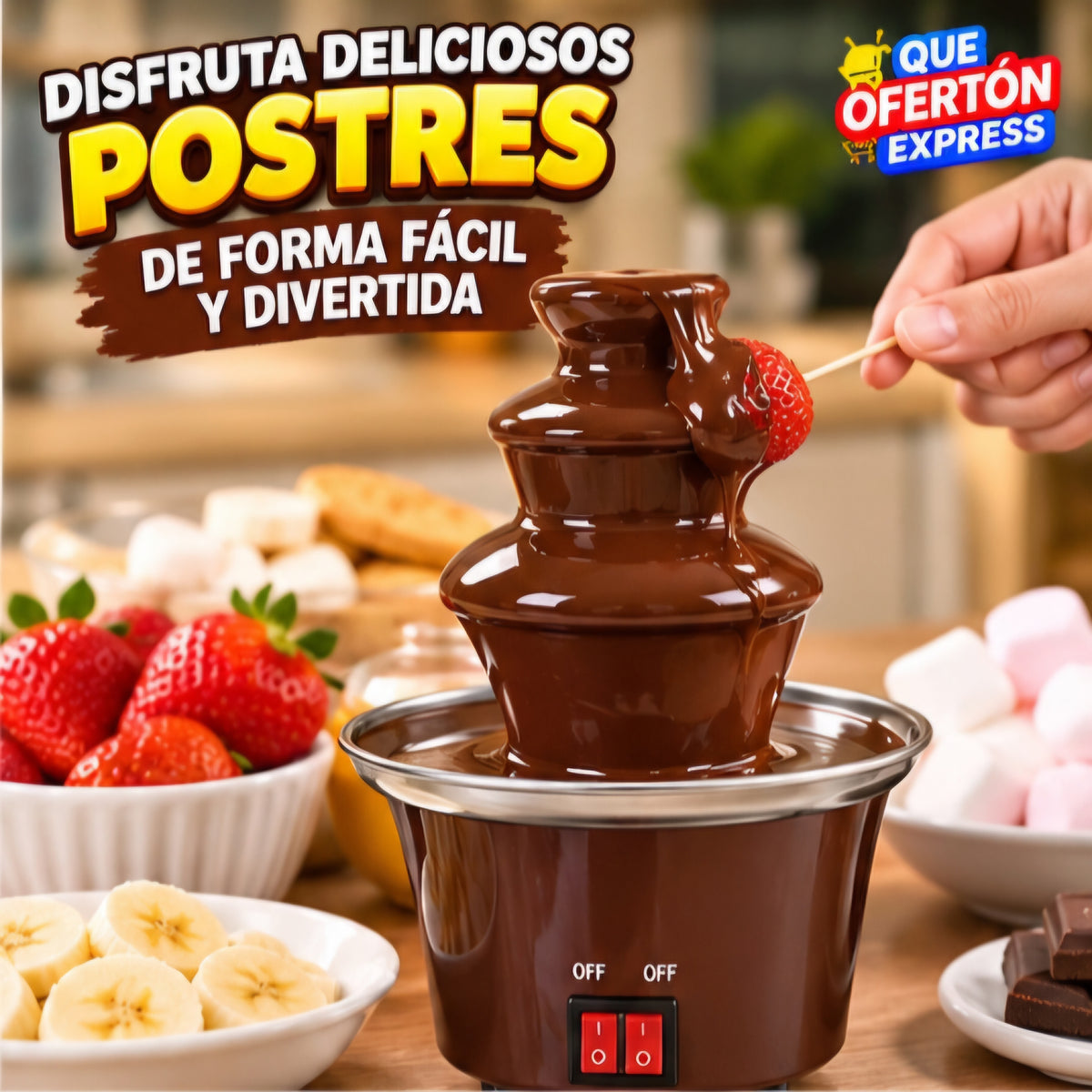 🍫⛲ MINI FUENTE DE CHOCOLATE