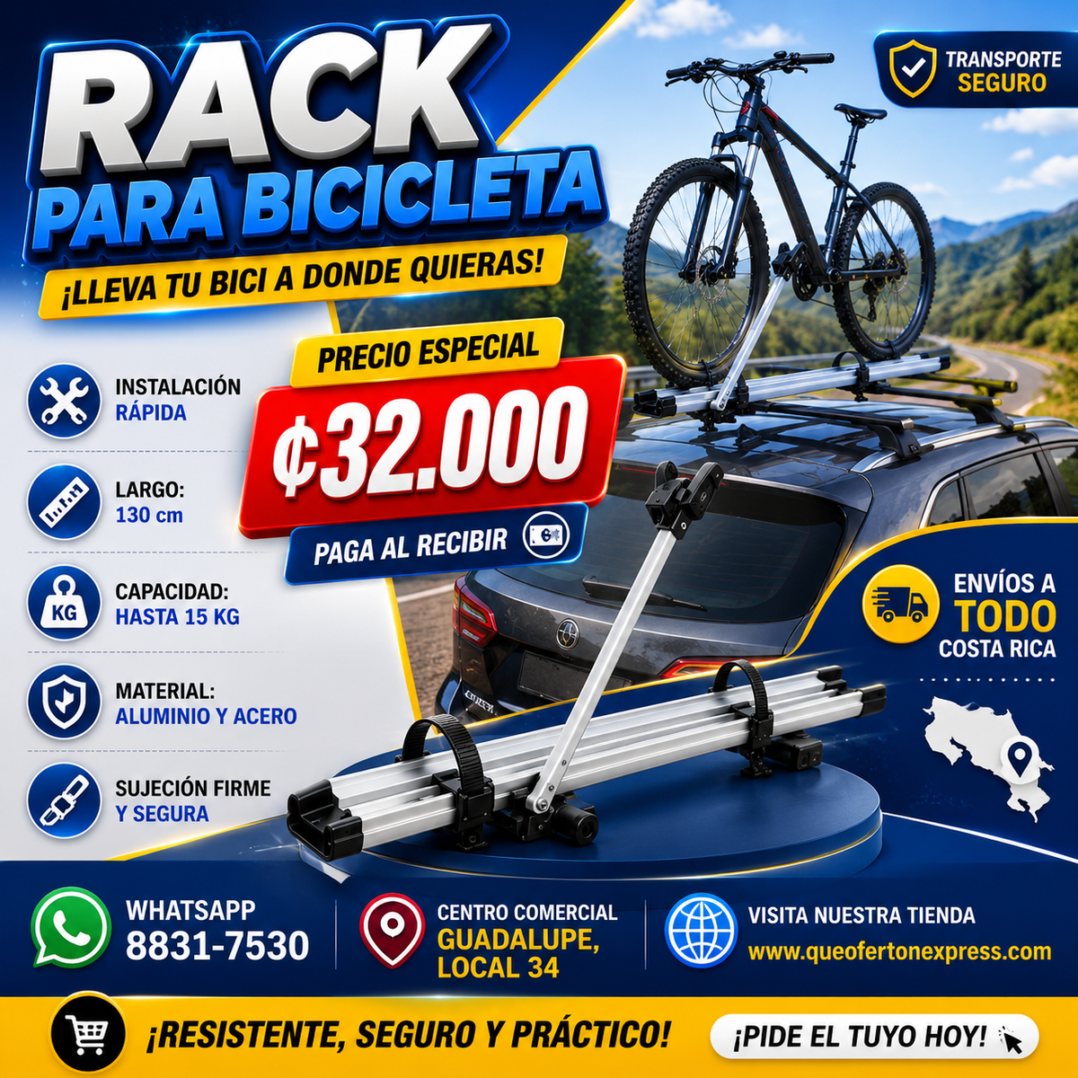 🚲🔥 RACK PARA BICICLETA 🔥🚲