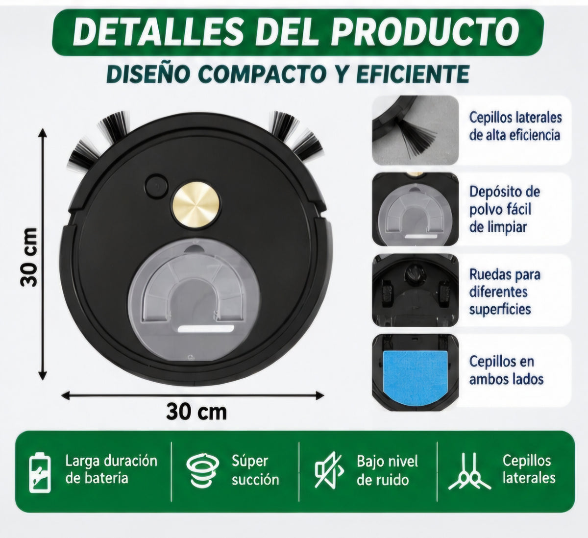 🤖 ROBOT ASPIRADOR INTELIGENTE – SWEEPING ROBOT