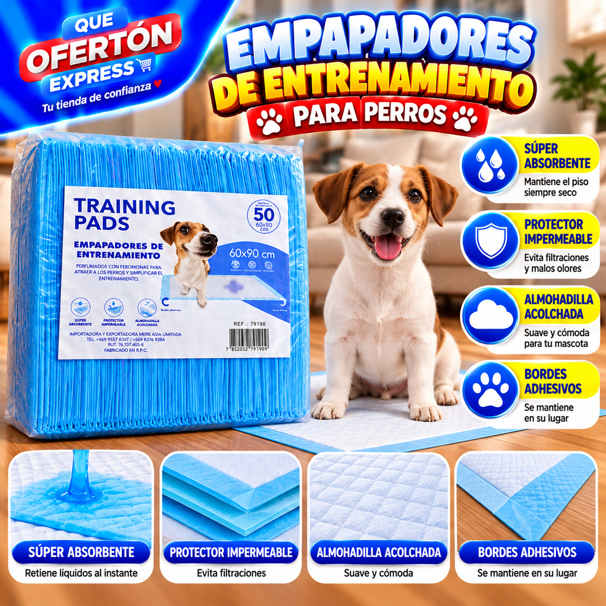 🐶 EMPAPADORES DE ENTRENAMIENTO PARA PERROS 🐾