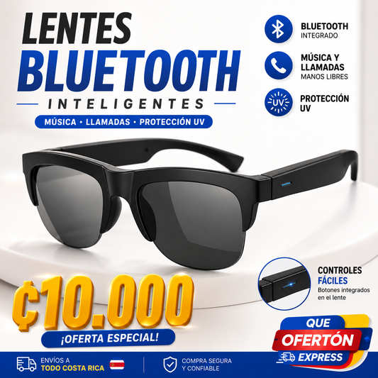 🕶️ LENTES BLUETOOTH INTELIGENTES 🎵