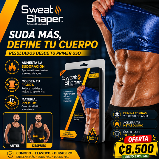 🔥 Sweat Shaper Original | Camiseta Sauna Reductora 🔥