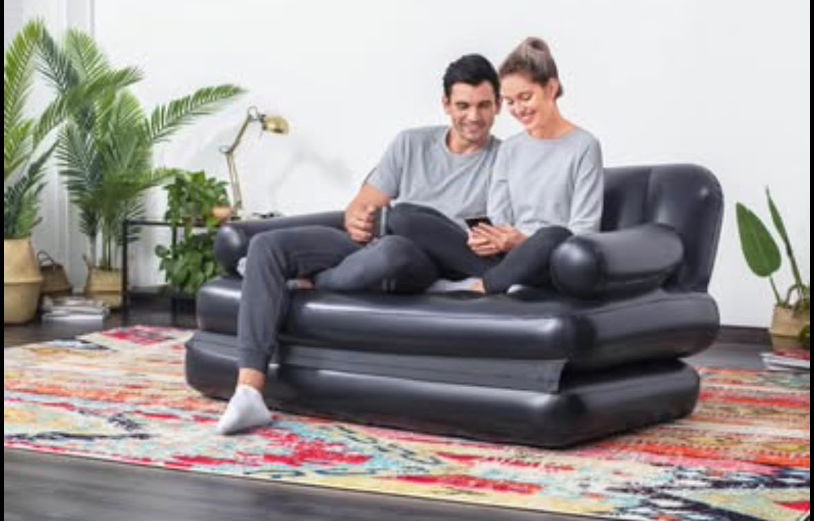 🛋️ Sofá Cama Inflable 2 en 1