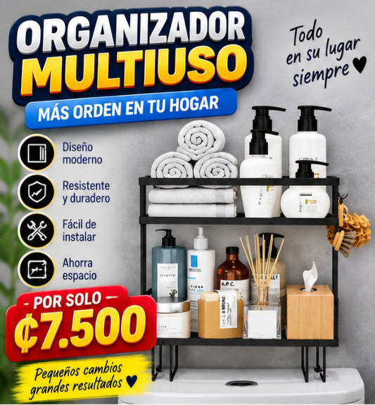 🛁✨ ORGANIZADOR MULTIUSO PARA BAÑO ✨🛁