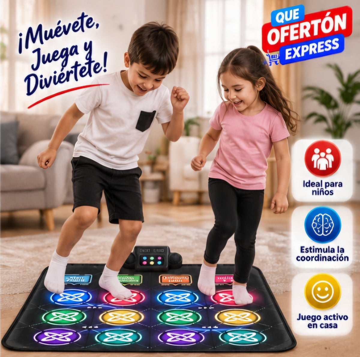 💃🎵 TAPETE DE BAILE – DANCING CHALLENGE PLAYMAT
