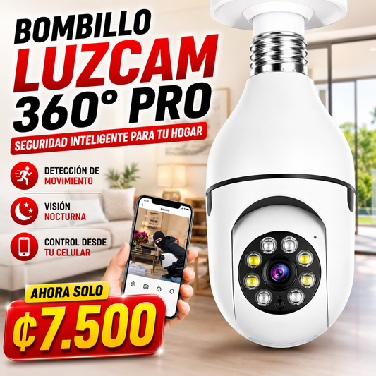 CAMARA BOMBILLO ROBÓTICA 360 VisionPro™