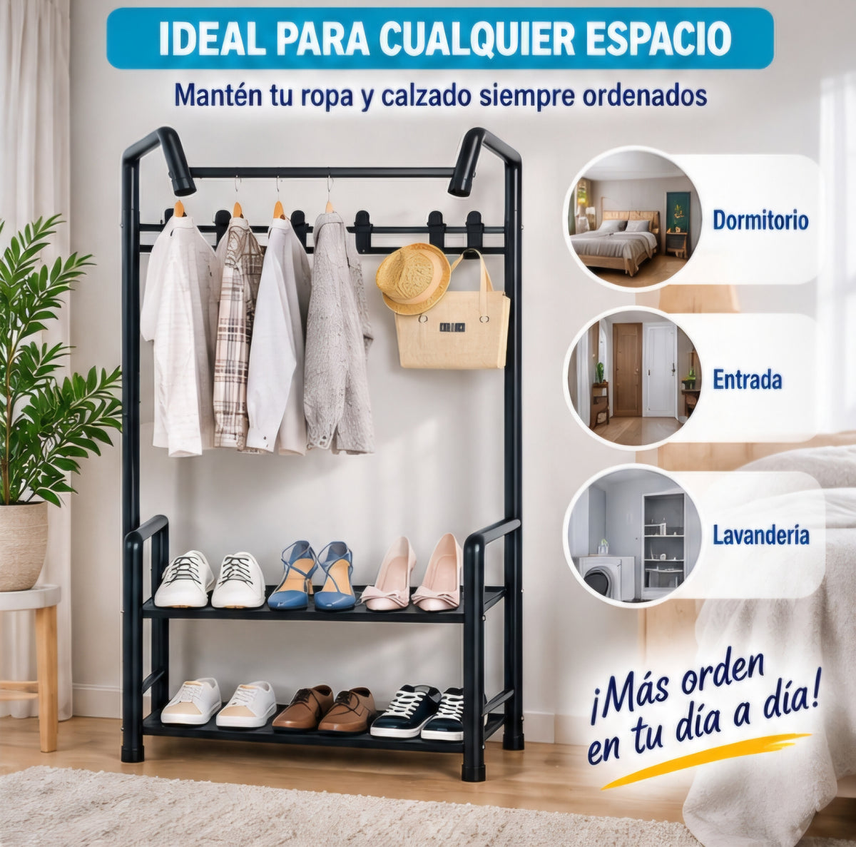 👕👟 RACK ORGANIZADOR PARA ROPA Y ZAPATOS 👟👕