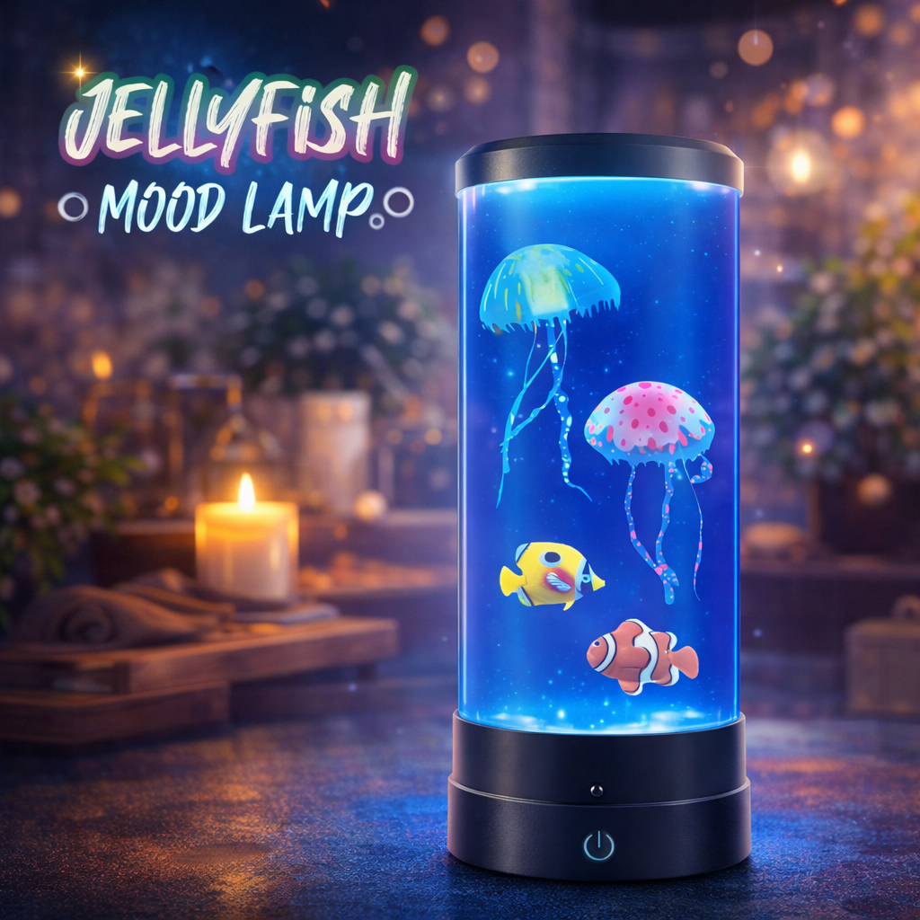 🪼 LÁMPARA MEDUSA LED | JELLYFISH MOOD LAMP 🪼