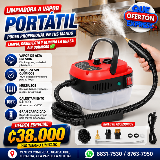 Limpiador a Vapor con Esterilización a Presión