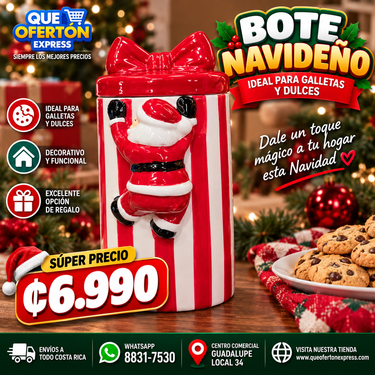 🎅 TARRO GALLETERO NAVIDEÑO