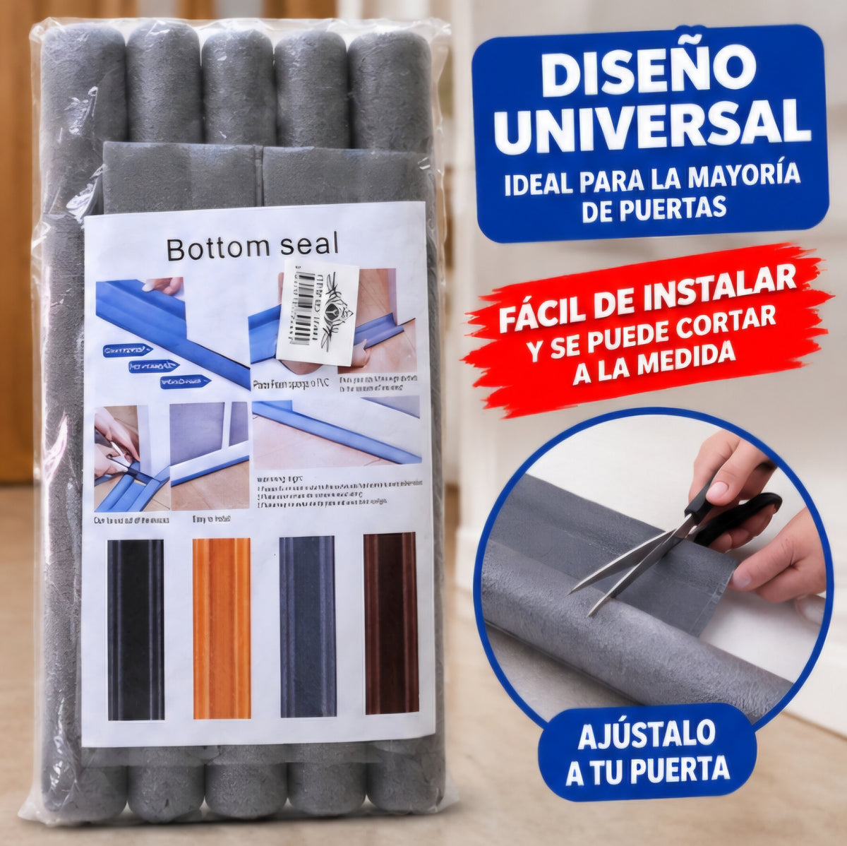 🚪 BURLETE PARA PUERTAS – AISLA Y PROTEGE TU HOGAR
