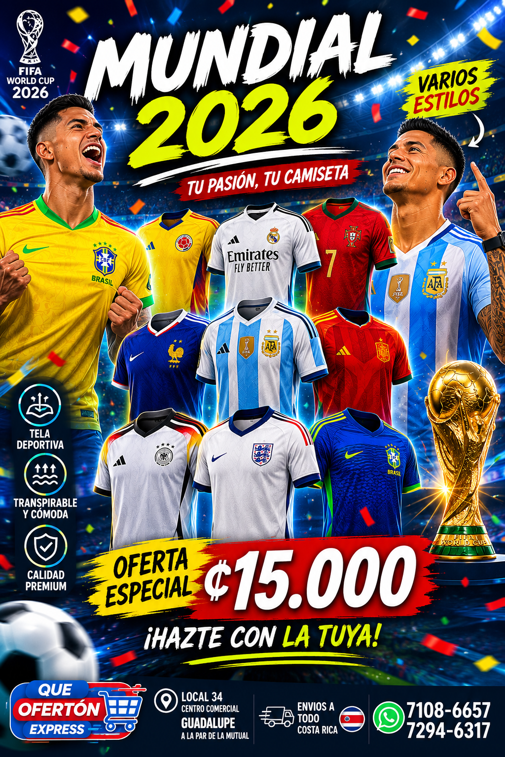 ⚽🏆 CAMISETAS MUNDIAL 2026 🏆⚽