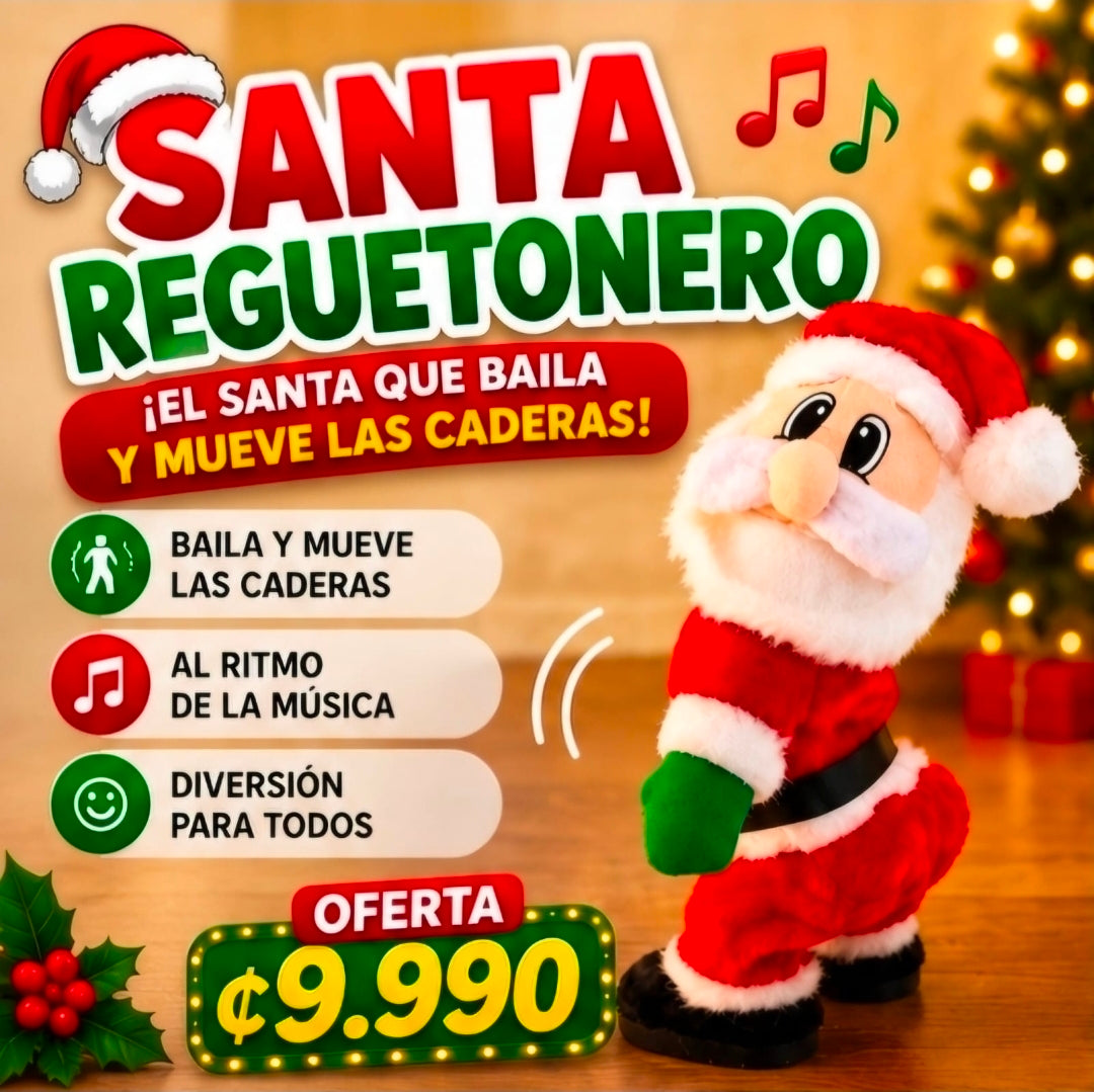🎅🕺 SANTA REGUETONERO – ¡EL SANTA QUE MUEVE LAS CADERAS! 🎄🎶