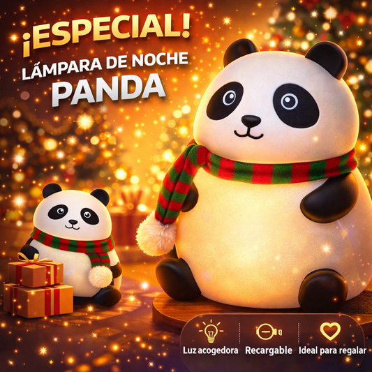 🐼✨ LÁMPARA DE NOCHE PANDA – LUZ SUAVE Y ACOGEDORA ✨🐼