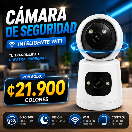 📹✨ CÁMARA WIFI ¡PROTEGE TU HOGAR CON TECNOLOGÍA INTELIGENTE! ✨📹