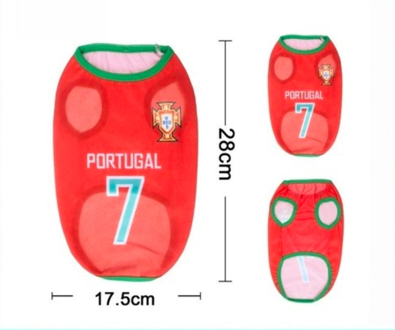 🐶🇵🇹 Camiseta para Mascota Portugal #7