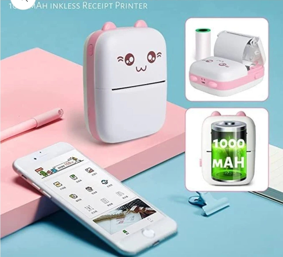 MINI IMPRESORA TÉRMICA PORTATIL