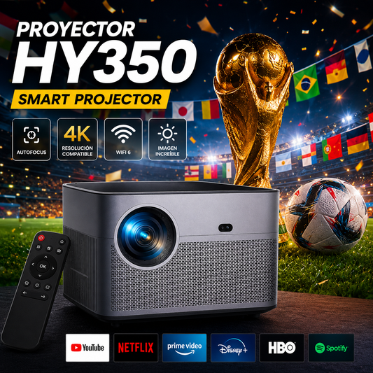 📽️🚀 PROYECTOR SMART HY350 – CINE EN CASA A OTRO NIVEL 🚀📽️