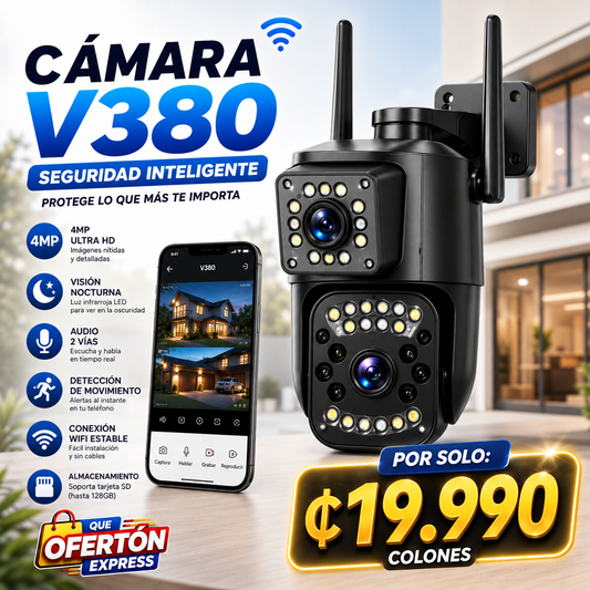 Cámara V380 4MP Ultra HD