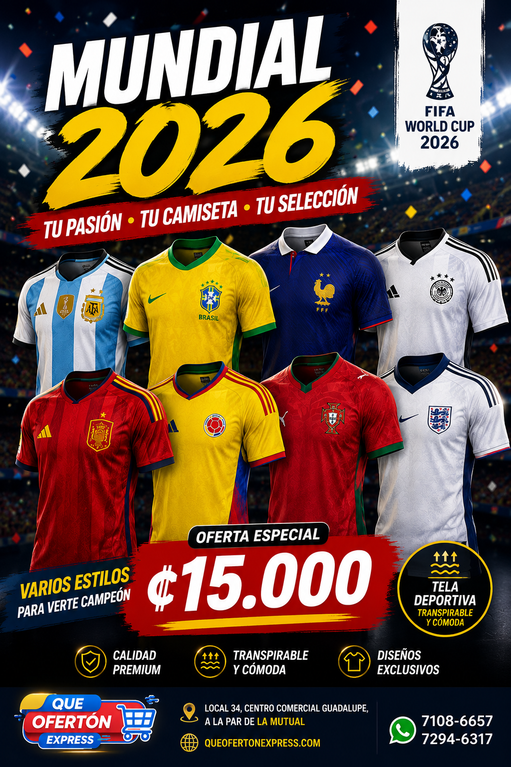 ⚽🏆 CAMISETAS MUNDIAL 2026 🏆⚽