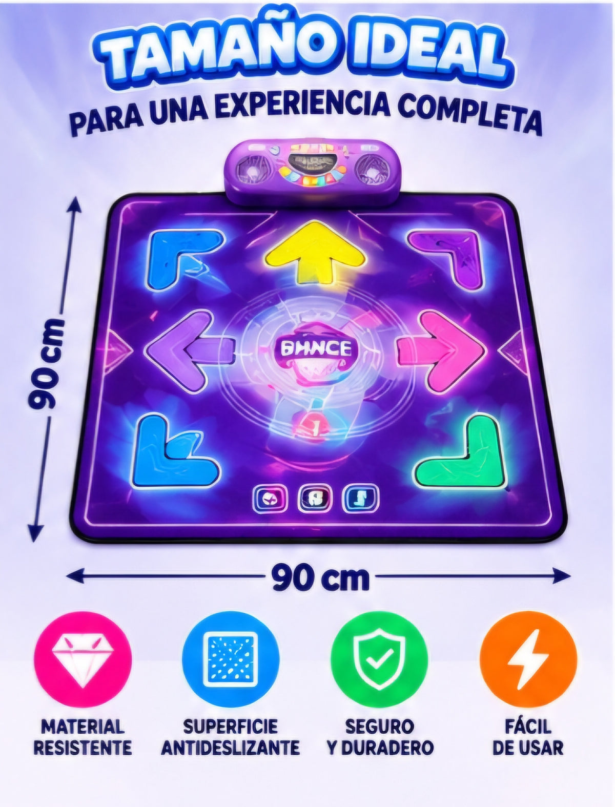 💃🎵 TAPETE DE BAILE INTERACTIVO – DANCE MAT 🎵💃