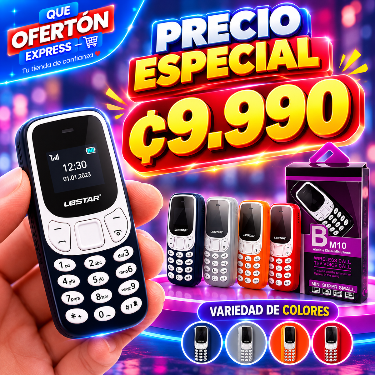 📱 MINI TELÉFONO CELULAR B10 – ESTILO CLÁSICO 📱Nokia