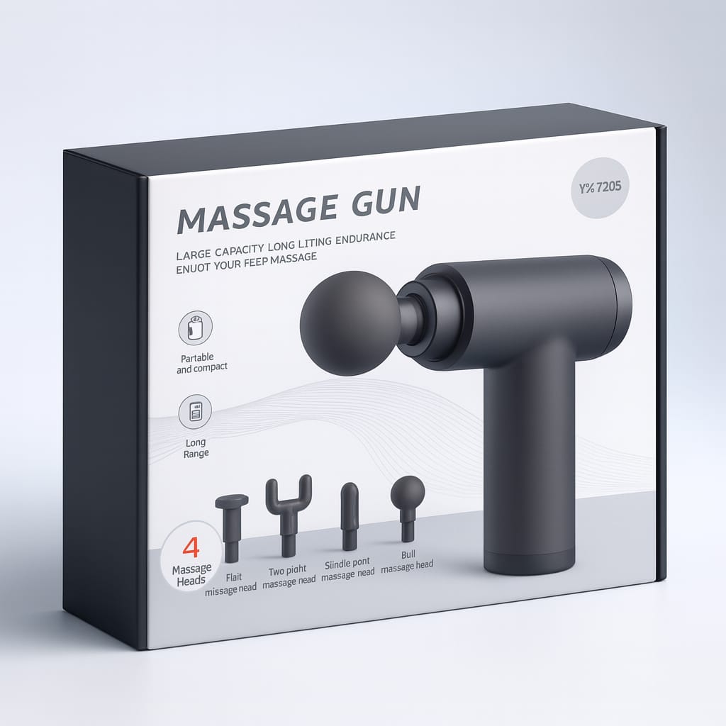 💆‍♂️ Pistola de Masaje Muscular – Massage Gun 💥