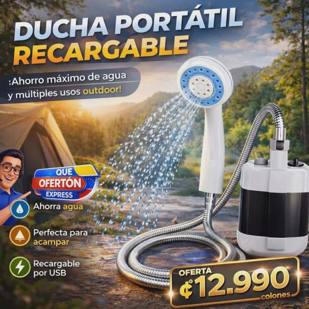 DUCHA PORTATIL RECARGABLE