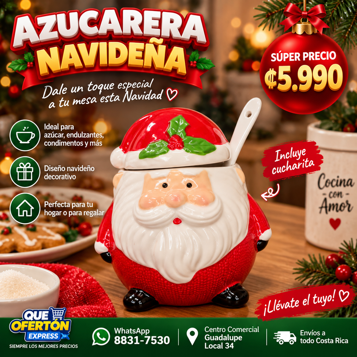 🎅🍪 ¡Dale un toque especial a tu hogar esta Navidad!