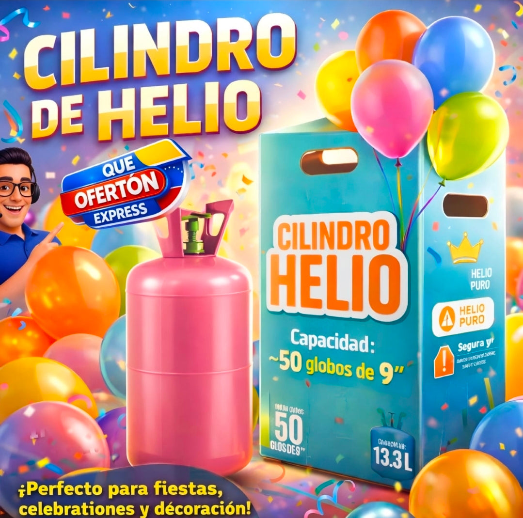Cilindro de Helio Portátil