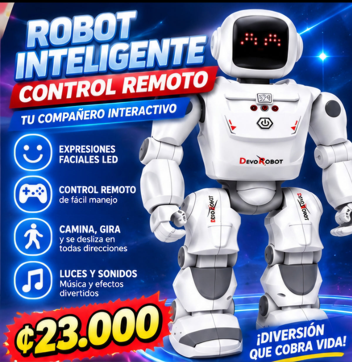 🤖 ROBOT INTELIGENTE CON CONTROL REMOTO