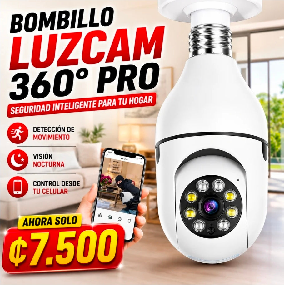 CAMARA BOMBILLO ROBÓTICA 360 VisionPro™