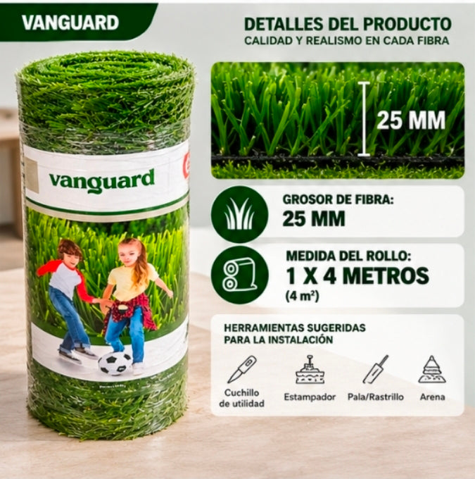 🌿✨ ZACATE SINTÉTICO VANGUARD 25 MM ✨🌿
