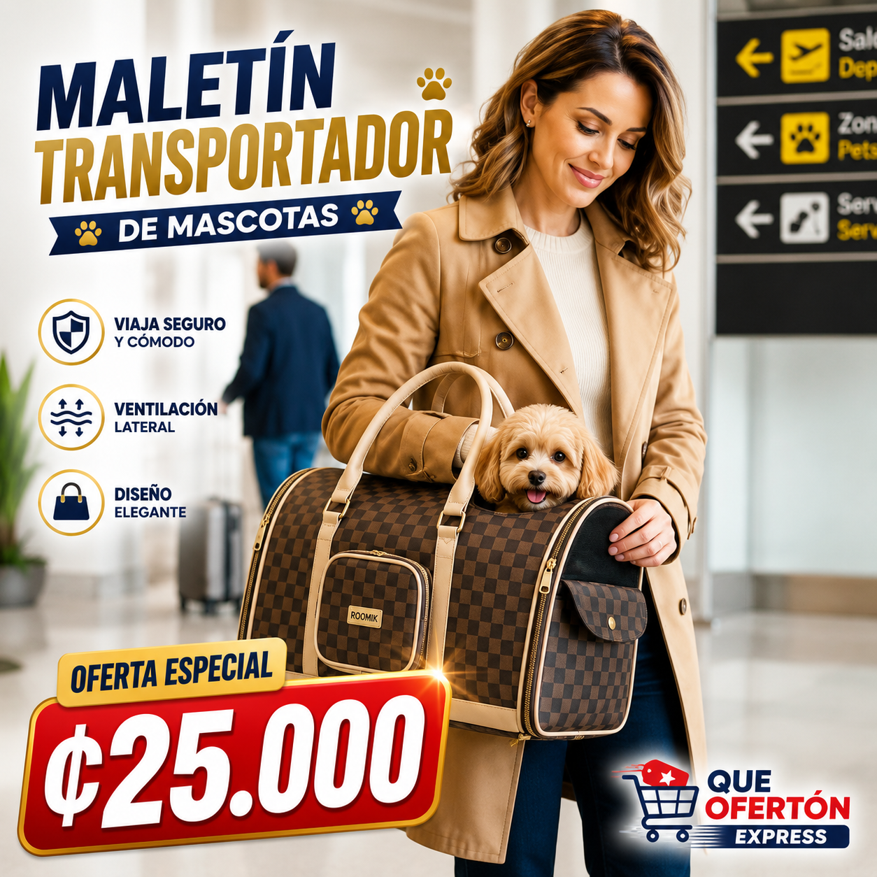 🐾👜 Bolso de Transporte para Mascotas