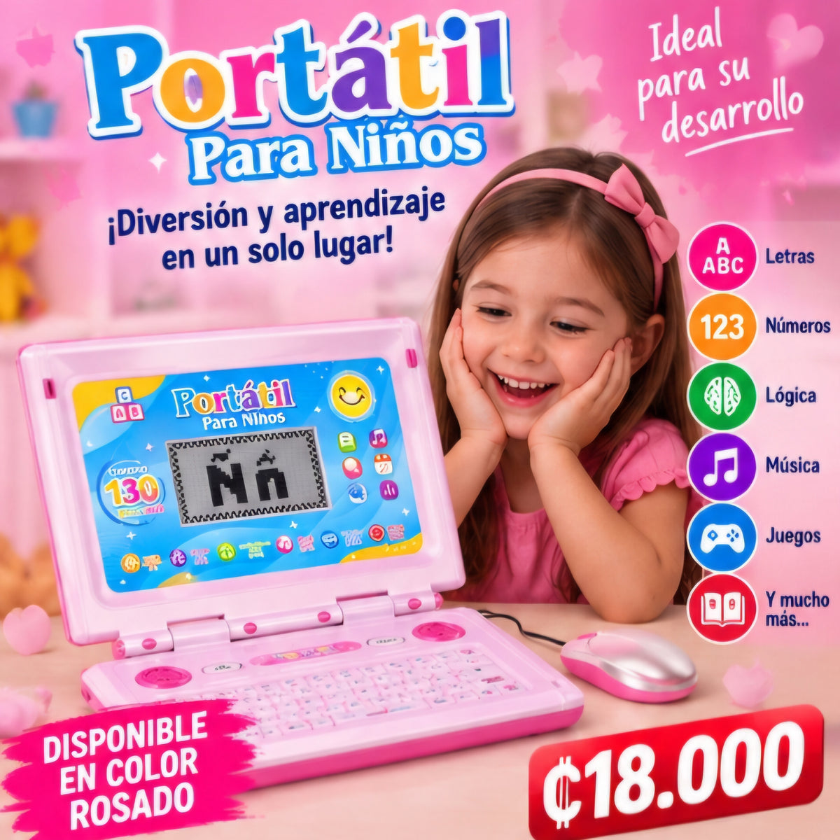 💻🎓 PORTÁTIL EDUCATIVO PARA NIÑOS 🎓💻