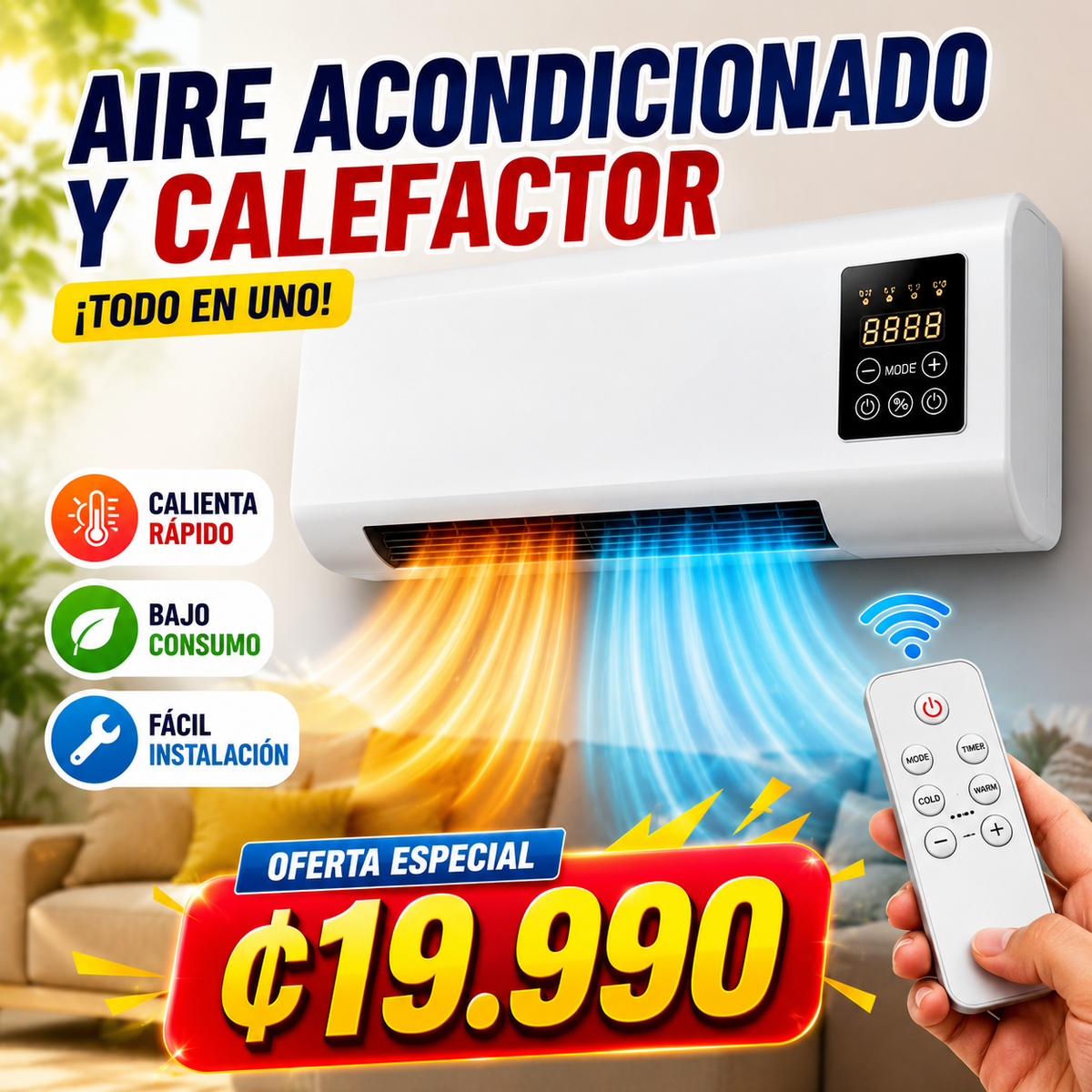 AIREA CONDICIONADO PORTÁTIL TURBO AIR