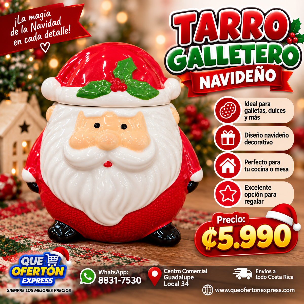 🎅🍪 ¡Dale un toque especial a tu hogar esta Navidad!