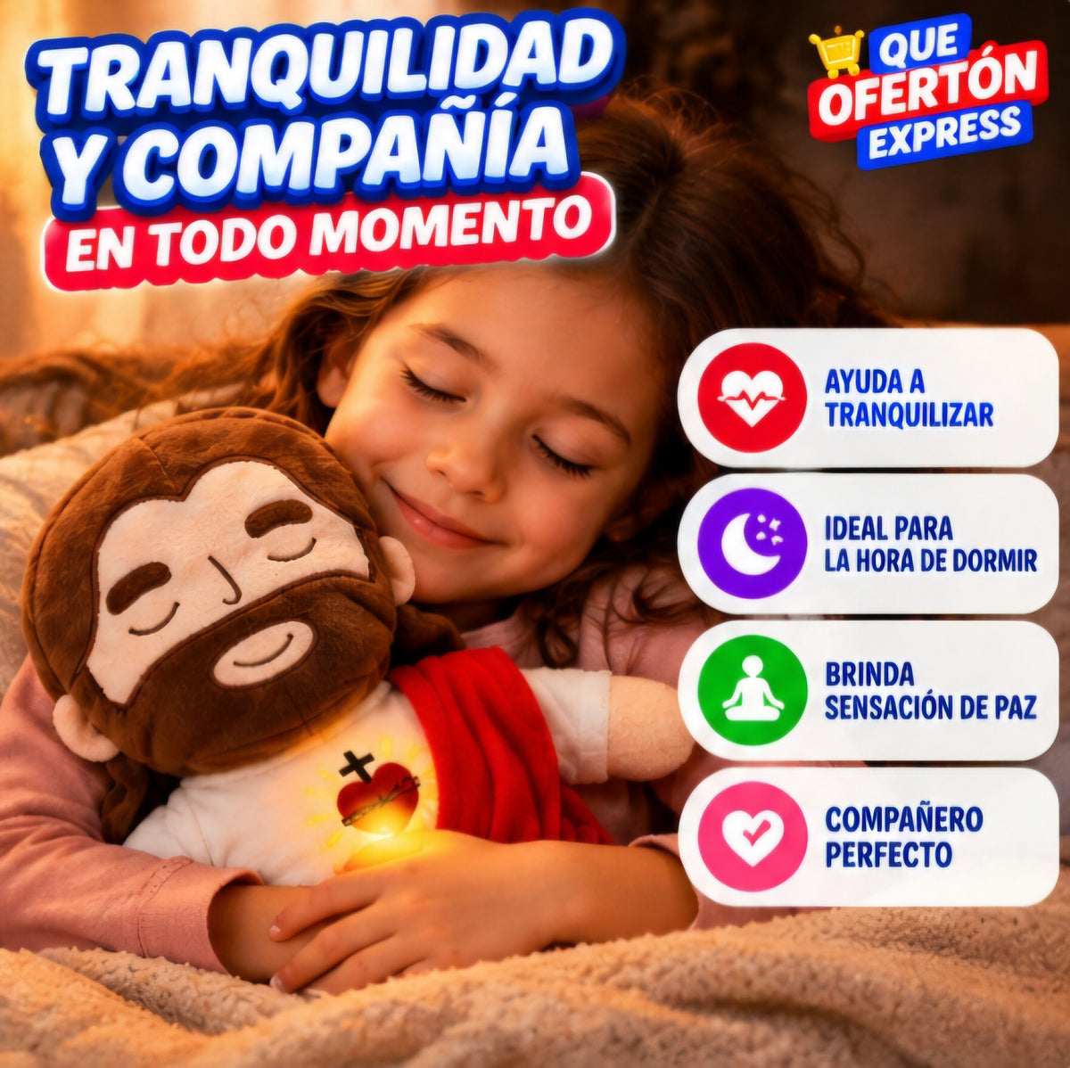 Peluche mi Jesús de Paz Respira
