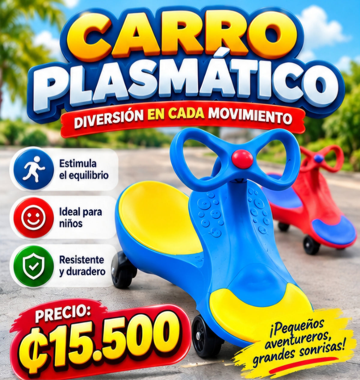 Carro Plasmático Infantil