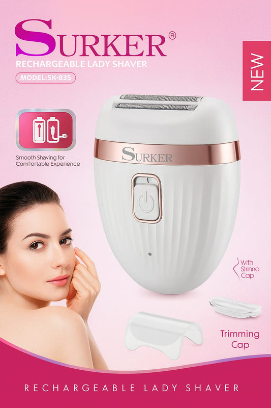 🌸 Rasuradora Recargable Surker – Suavidad y Comodidad en Cada Uso 🌸