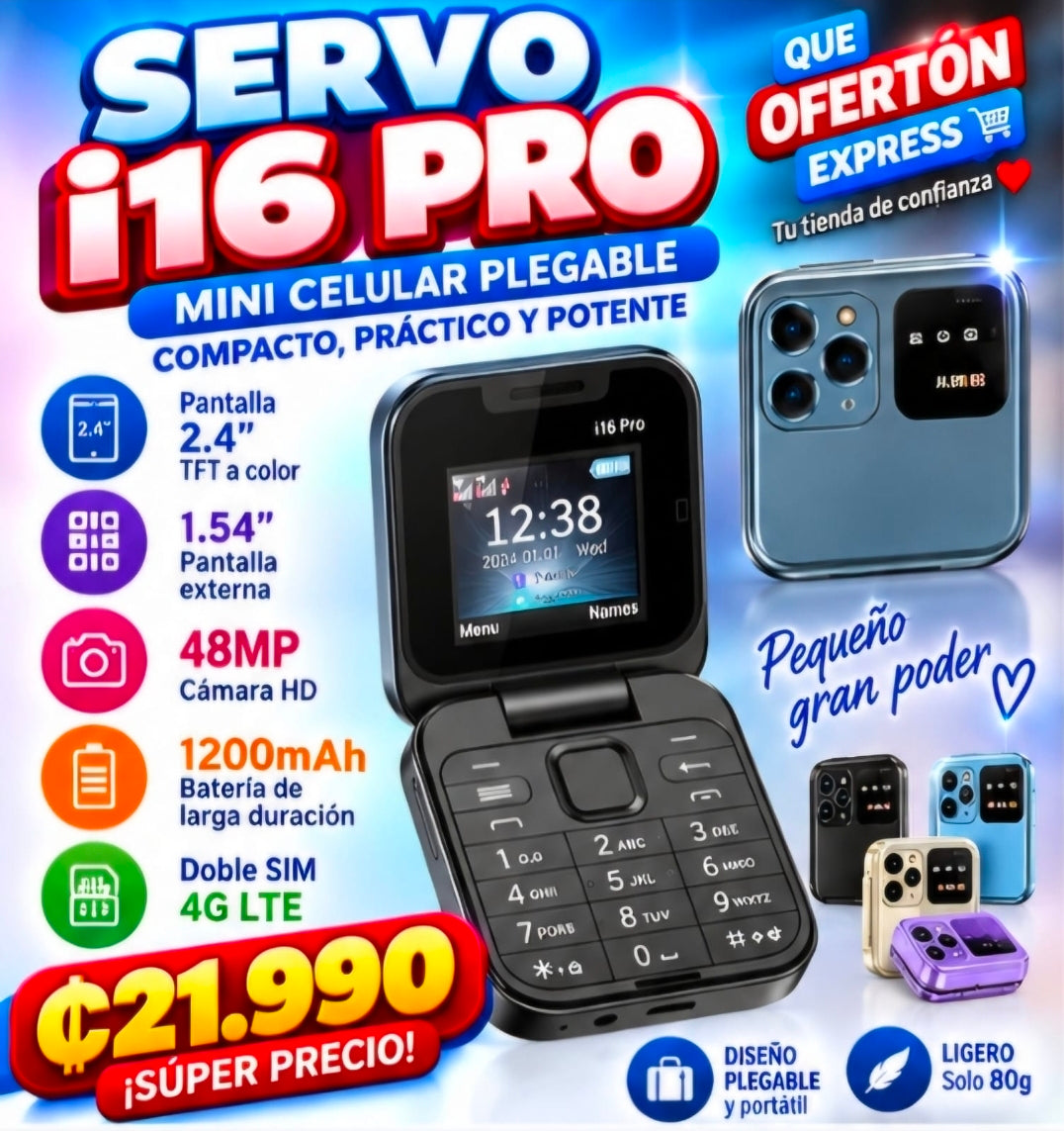 Mini Teléfono celular i16PRO
