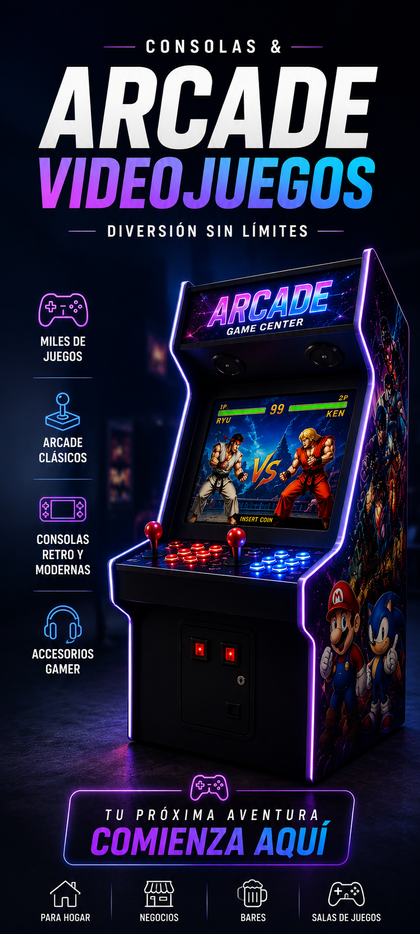 🚨🎮 ¡LA ARCADE DE TUS SUEÑOS EXISTE Y NOSOTROS LA FABRICAMOS! 🎮🚨