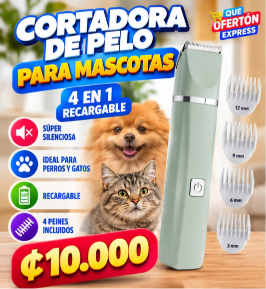 🐶🐱 CORTADORA DE PELO RECARGABLE PARA MASCOTAS