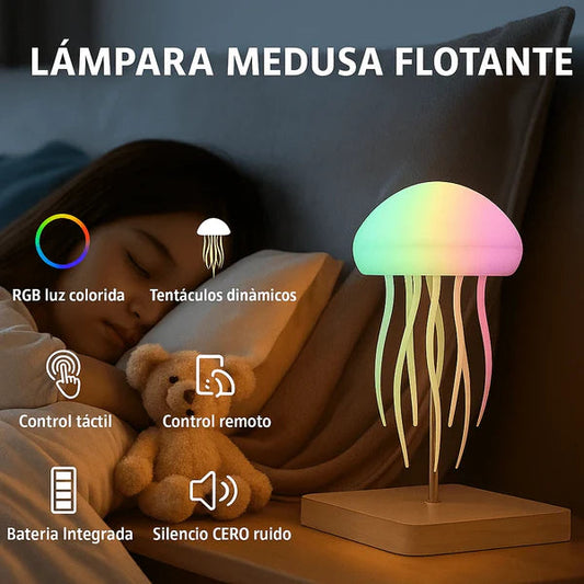 Lampara de Medusa con movimiento