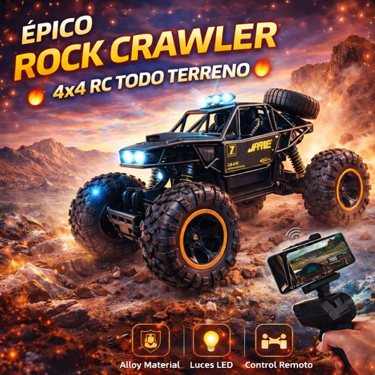 🚙🔥 ROCK CRAWLER RC 4x4 TODO TERRENO 🔥🚙