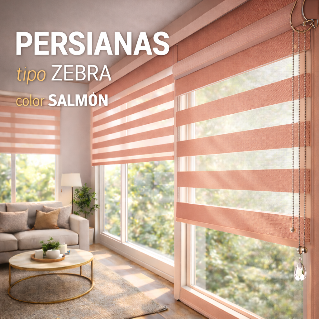 💡🦓 Persiana Tipo Zebra – ✨Estilo Moderno y Elegante ✨