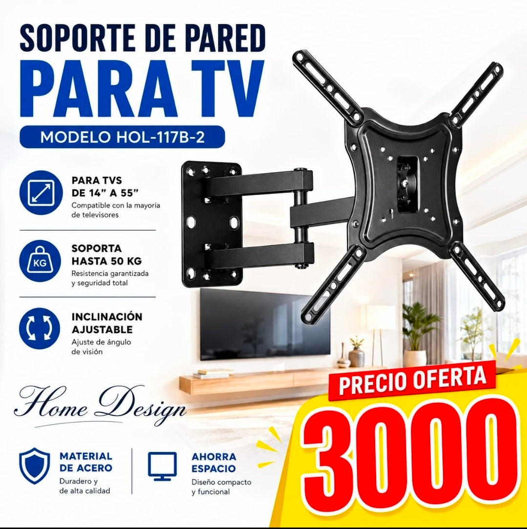 BASE SOPORTE ARTICULADO PARA TV